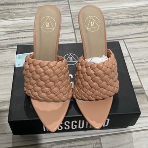 Pink mules